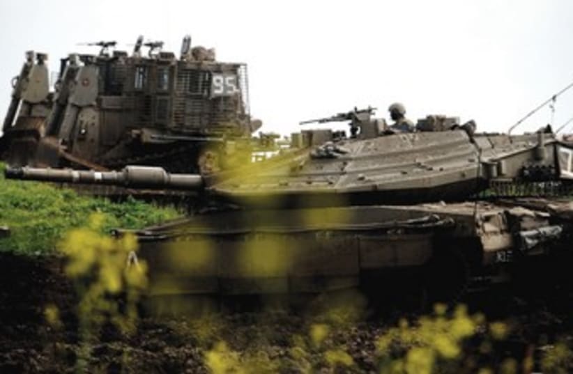 MERKAVA tank 370 (photo credit: Michael Shvadron/IDF spokesperson)