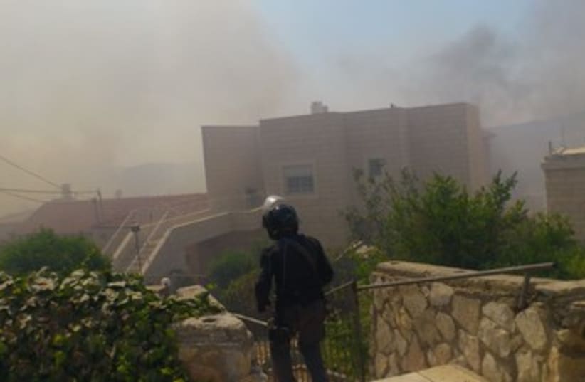 Jerusalem fire 370 (photo credit: Melanie Lidman)