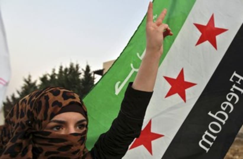 Syrian refugee opposing Assad rule 390 (photo credit: Muhammad Hamed / Reuters)