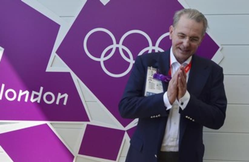 IOC President Jacques Rogge Olympics 390 (photo credit: Toby Melville / Reuters)