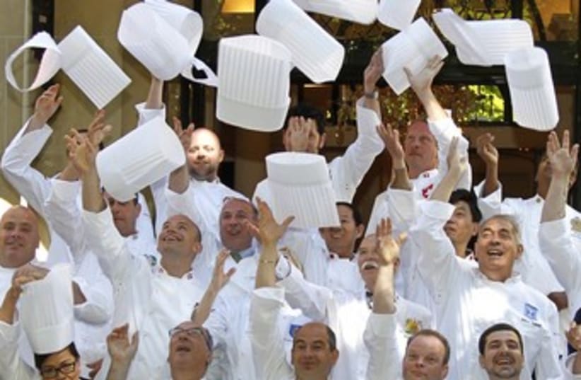 Club des Chefs des Chefs 370 (photo credit: REUTERS/Charles Platiau)