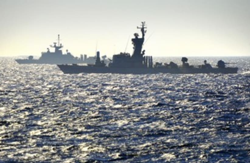 Greek-Israeli joint naval exercise 370 (photo credit: IDF Spokesman's Office)