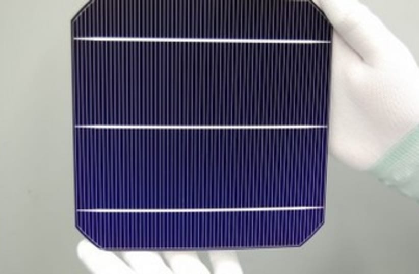 bSolar bifacial solar panel 370 (photo credit: Courtesy/PR)