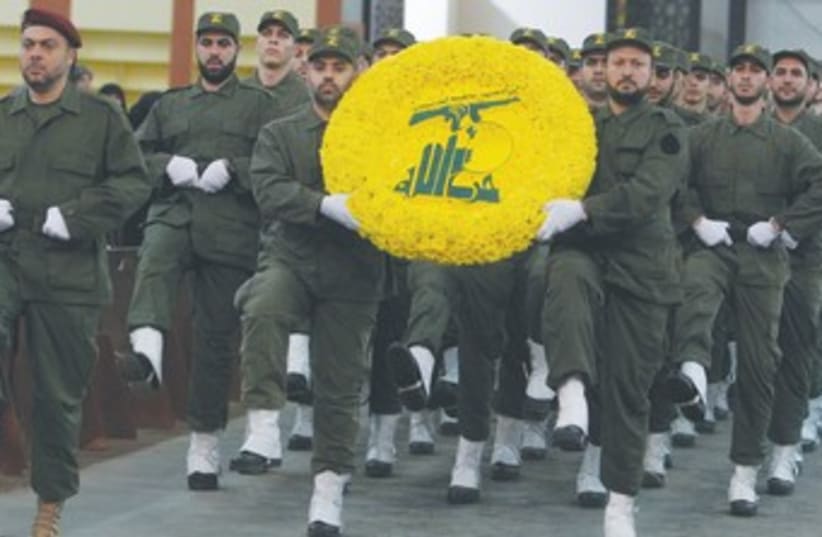 Hezbollah’s Martyrs’ Day in south Beirut (photo credit: Sharif Karim/Reuters)