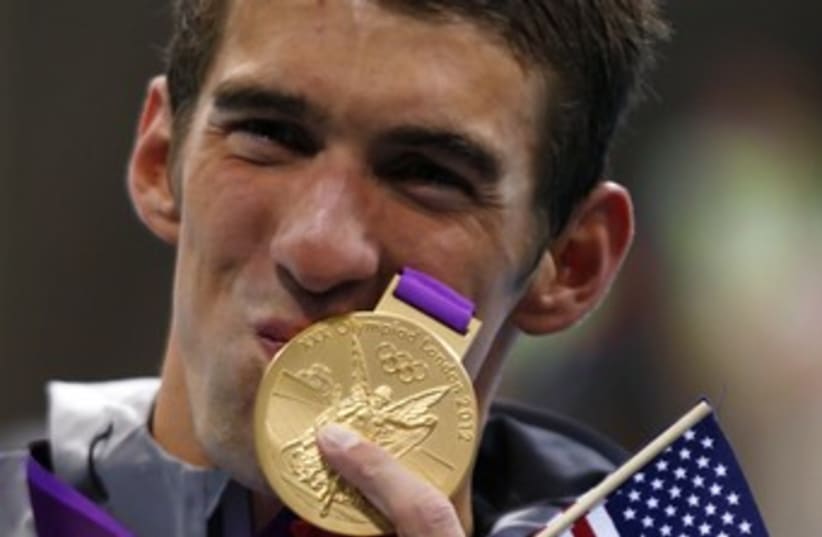Michael Phelps (R370) (photo credit: REUTERS)