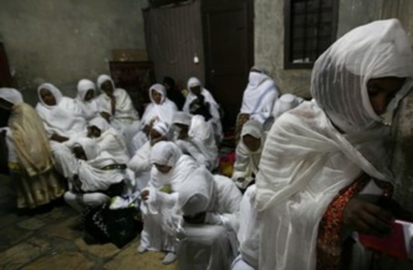 Ethiopian Orthodox worshipers [illustrative]370 (photo credit: Baz Ratner / Reuters)