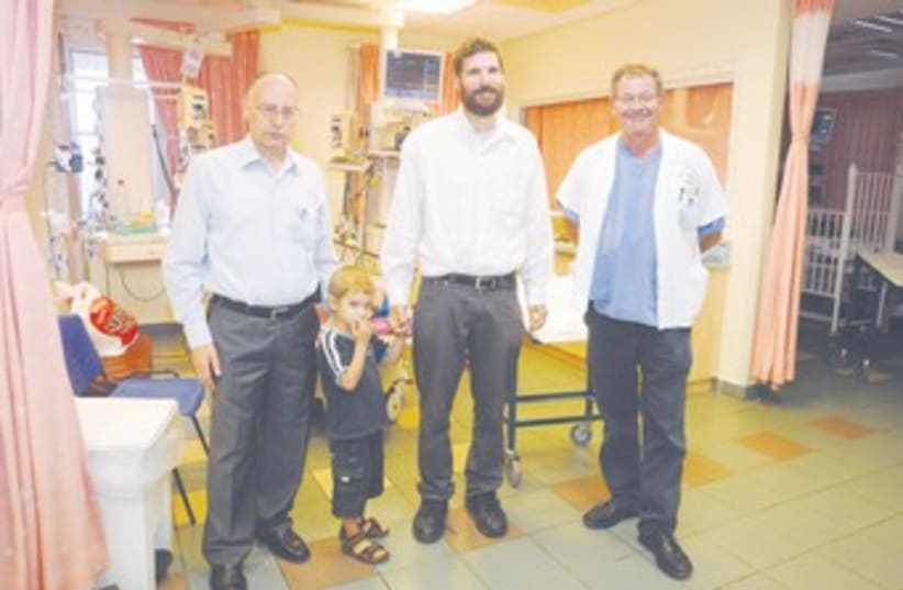 DAVID MEITAV with father 370 (photo credit: Western Galilee Government Hospital)