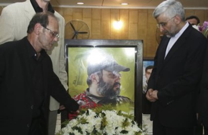 Jalili honors Mugniyeh in Beirut 370 (photo credit: reuters)