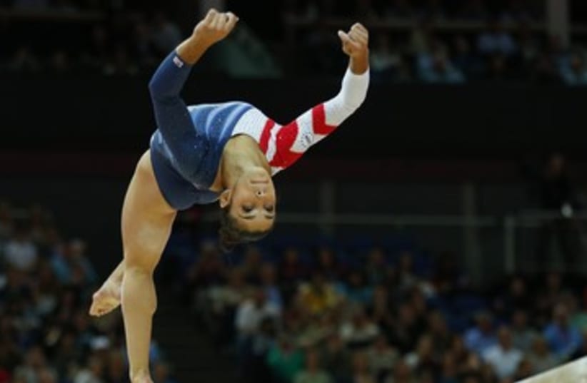 Olympic gold medalist Aly Raisman 390 (photo credit: Brian Snyder / Reuters)