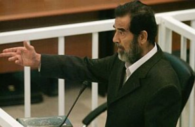 hussein on trial 298 (photo credit: AP)