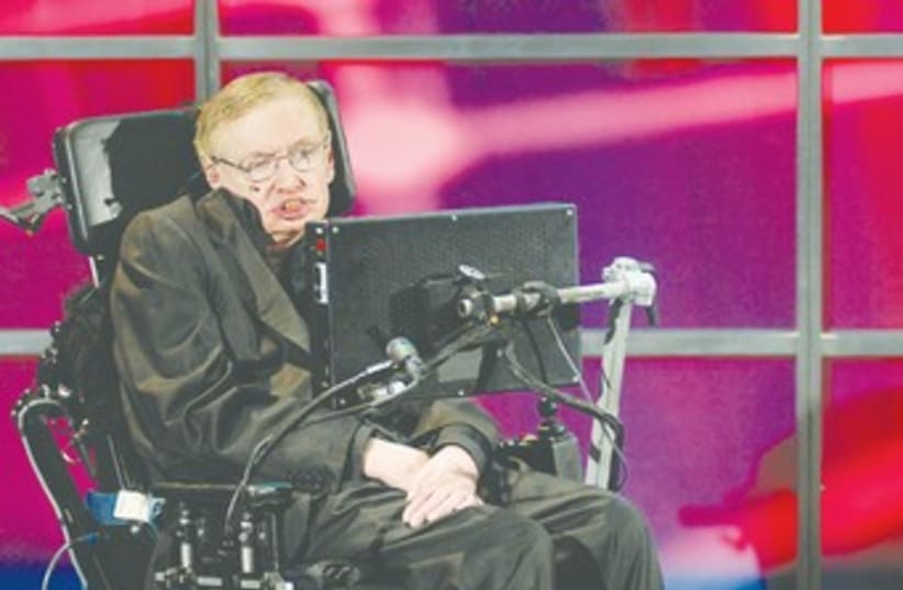 Stephen Hawking 370 (photo credit: Sheryl Nadler/Reuters)