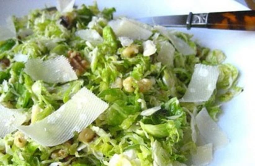 Brussels sprout salad (photo credit: Laura Frankel)