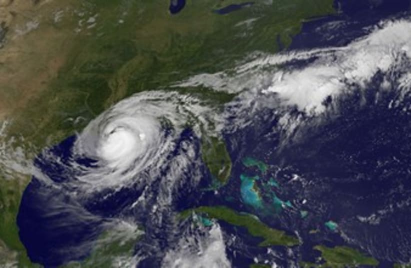 Hurricane Isaac in the Gulf of Mexico 370 (photo credit: REUTERS/NASA NASA)