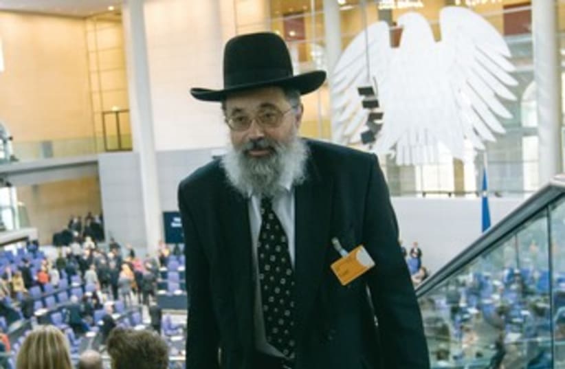 RABBI NETANIEL Wurmser of the Wurttemberg rabbinate 370 (photo credit: REUTERS)