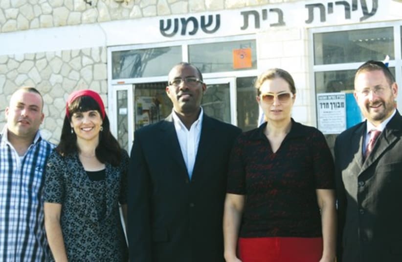 Dov Lipman at Beit Shemesh 521 (photo credit: Michael Lipkin)