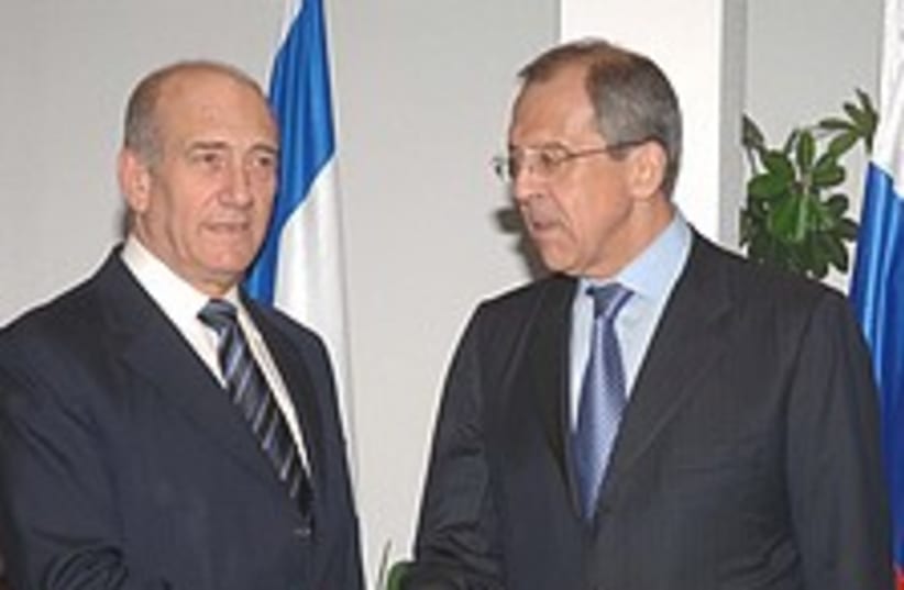 Olmert Lavrov 224.88 (photo credit: GPO [file])