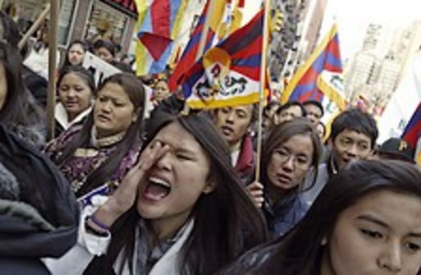tibet rally US 224.88 ap (photo credit: AP)
