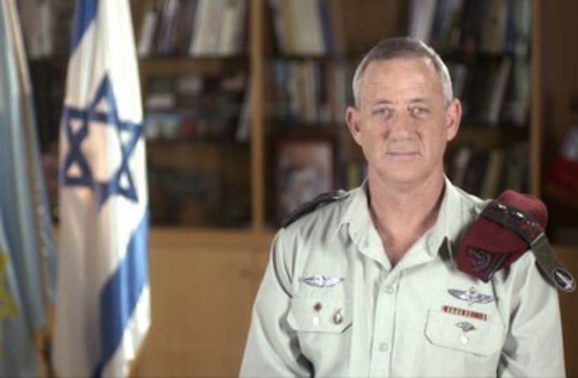 IDF Chief of General Staff Lt.-Gen. Benny Gantz  370 (photo credit: IDF Spokesman's Office)