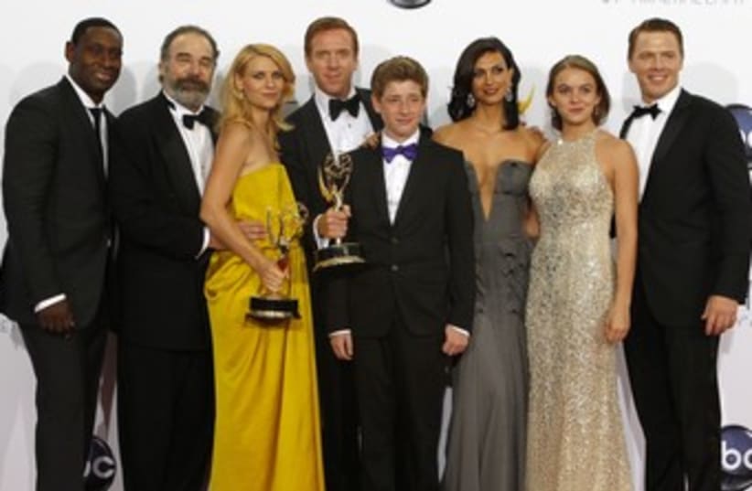 Cast of "Homeland" at Emmy awards 370 (photo credit: REUTERS/Mario Anzuoni)