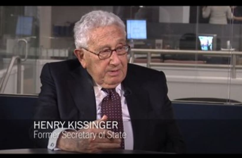 Henry Kissinger Interview 370 (photo credit: Screenshot)
