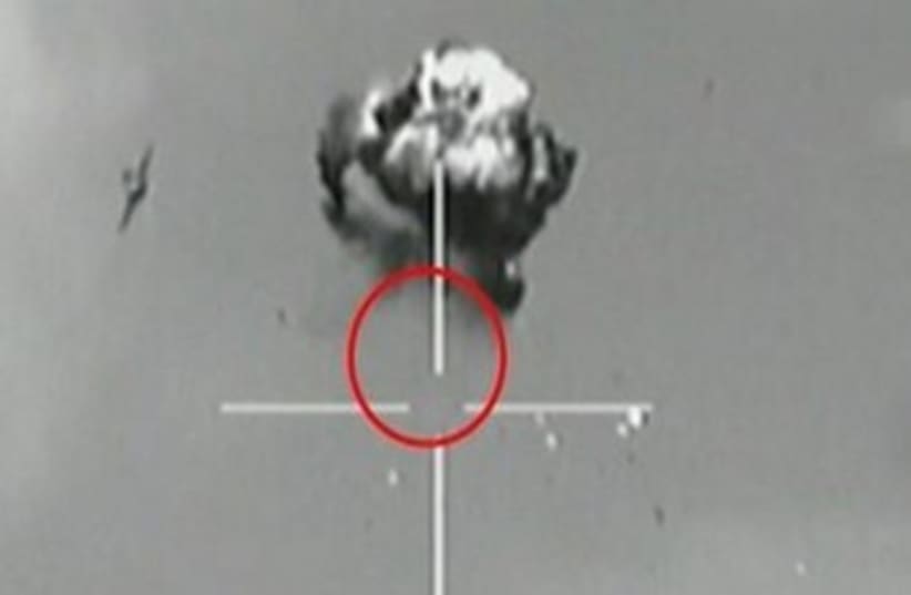IAF shoots down UAV 370 (photo credit: IDF Spokesman's Office)