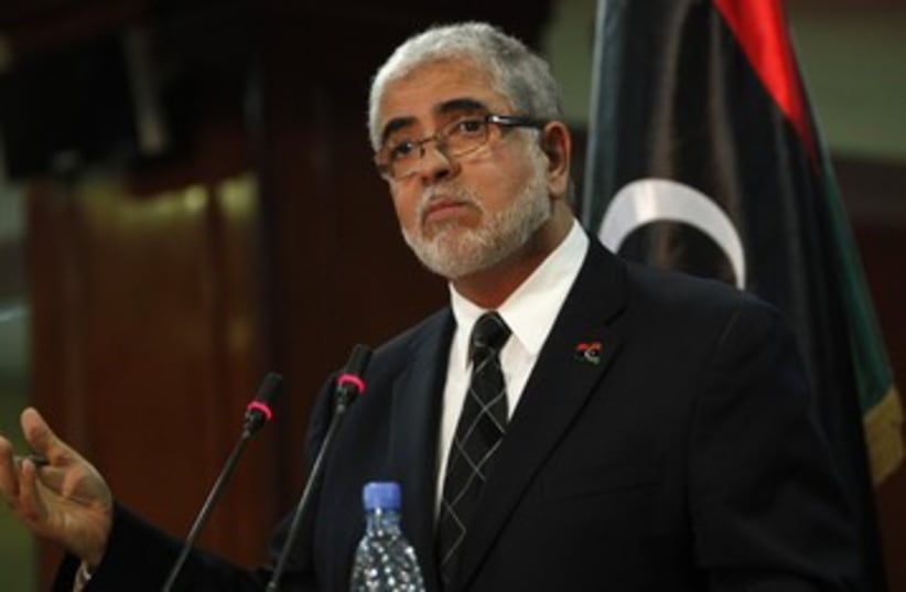Libyan Prime Ministe Mustafa Abushagur 390 (photo credit: REUTERS/Ismail Zetouni)