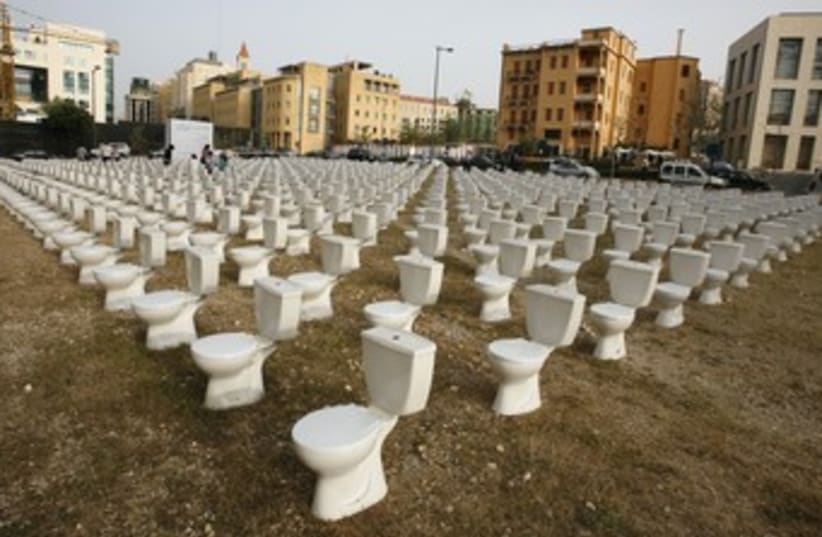Toilets 370 (photo credit: REUTERS/Jamal Saidi)
