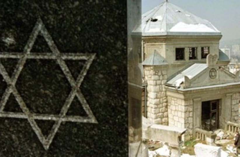 Jewish cemetary in Sarajevo 370 (photo credit: REUTERS)