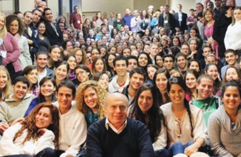 Natan Sharansky with Jewish Agency program participants 370 (photo credit: Courtesy  JAFI)