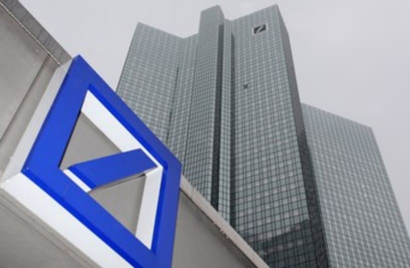 Deutsche Bank headquarters in Frankfurt 370 (R) (photo credit: Ralph Orlowski / Reuters)