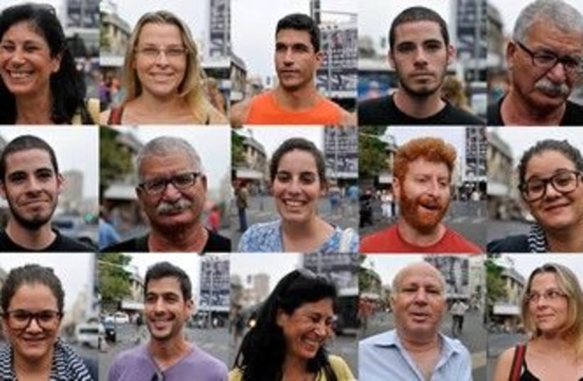 Israelis give their opinions on Obama and Romney 370 (photo credit: hadas parush)