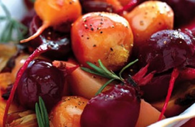Roasted baby beets (photo credit: Courtesy)