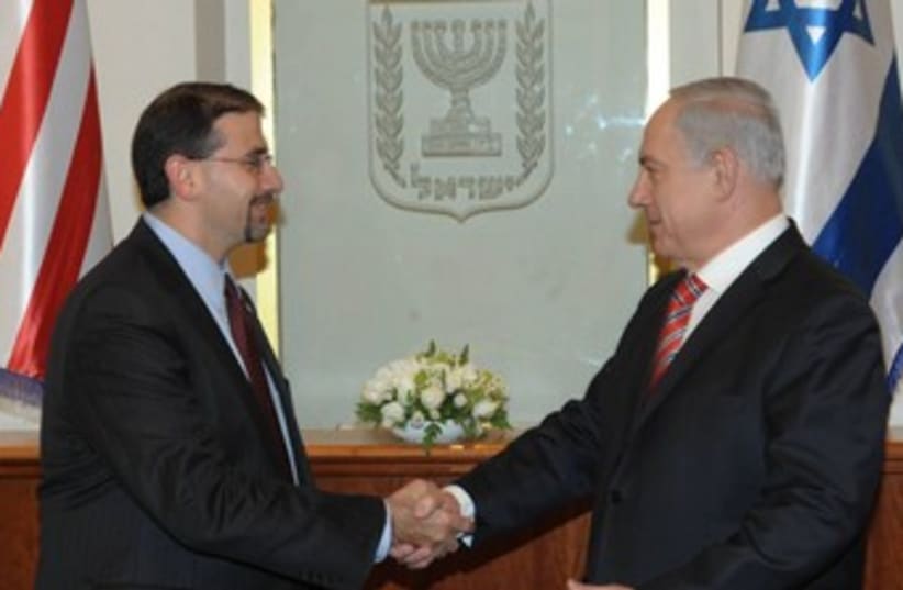 Netanyahu and Shapiro 370 (photo credit: Courtesy PMO)