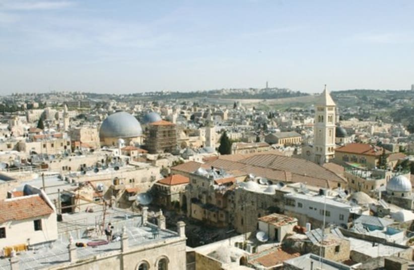Old city view 521 (photo credit: A view of the Old City from Tower of David)