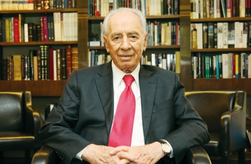 President Shimon Peres 521 (photo credit: Marc Israel Sellem)