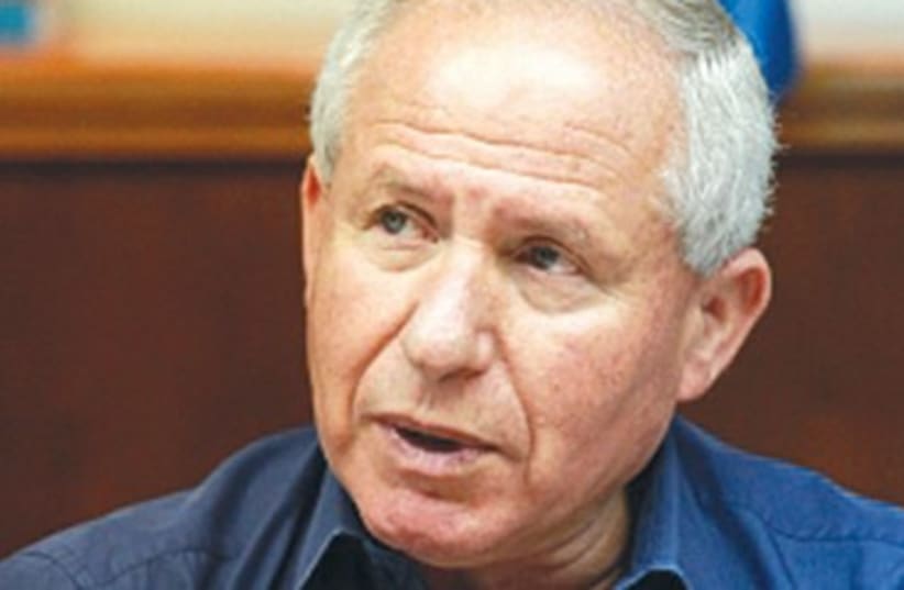 Former Home Front Defense Minister Avi Dichter 370 (photo credit: Marc Israel Sellem/The Jerusalem Post)