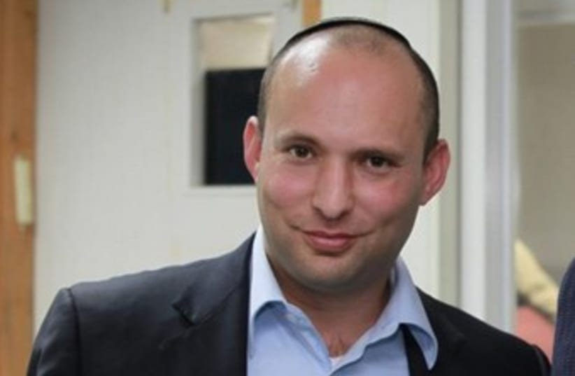 Bayit Yehudi leader Naftali Bennett 370 (photo credit: Marc Israel Sellem / The Jerusalem Post)