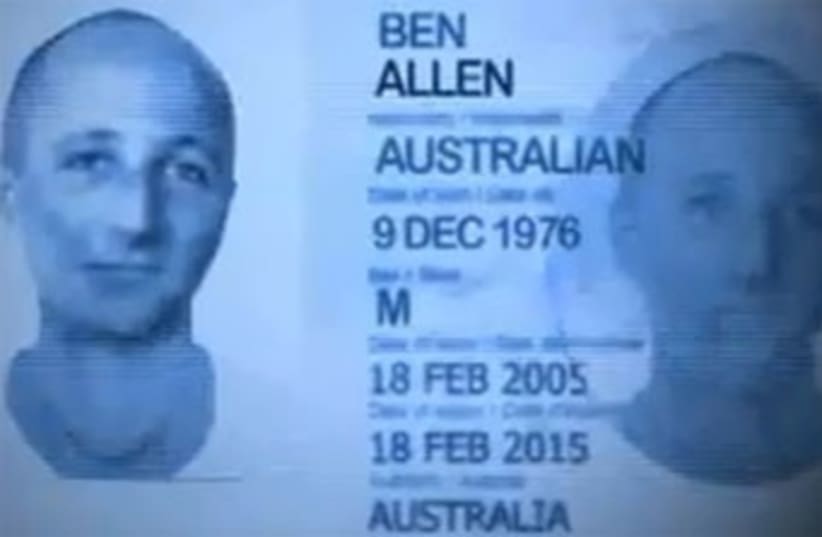 Ben Zygier passport 370 (photo credit: ABC News)