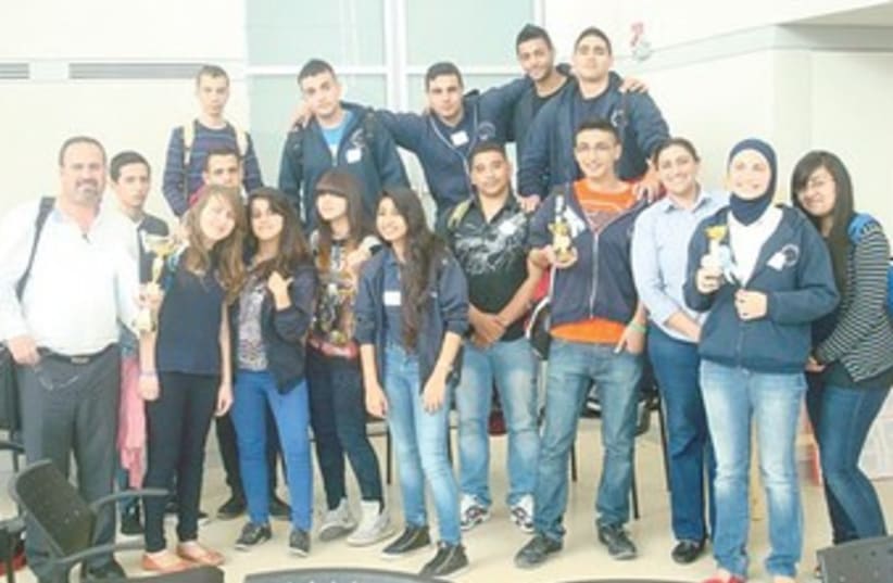 Students from Amal school participate in debate 370 (photo credit: Amal group)