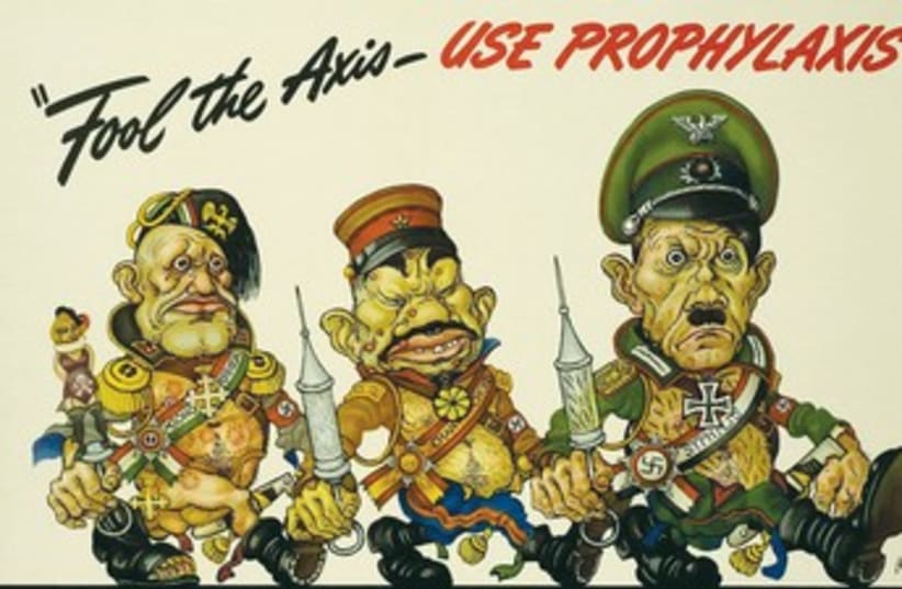 Arthur Szyk WWII political cartoon 370 (photo credit: Courtesy)