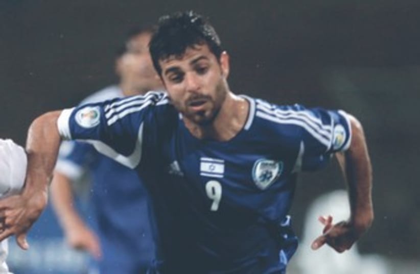 Israel National Team's Eden Ben-Basat 370 (photo credit: REUTERS)