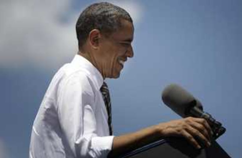 US President Barack Obama (photo credit:  REUTERS/Jonathan Ernst)