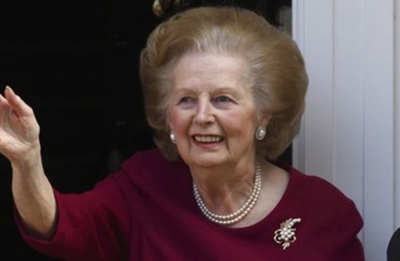 Former British PM Margaret Thatcher 370 (photo credit: REUTERS)
