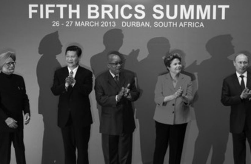 BRICS summit leaders 370 (photo credit: REUTERS)