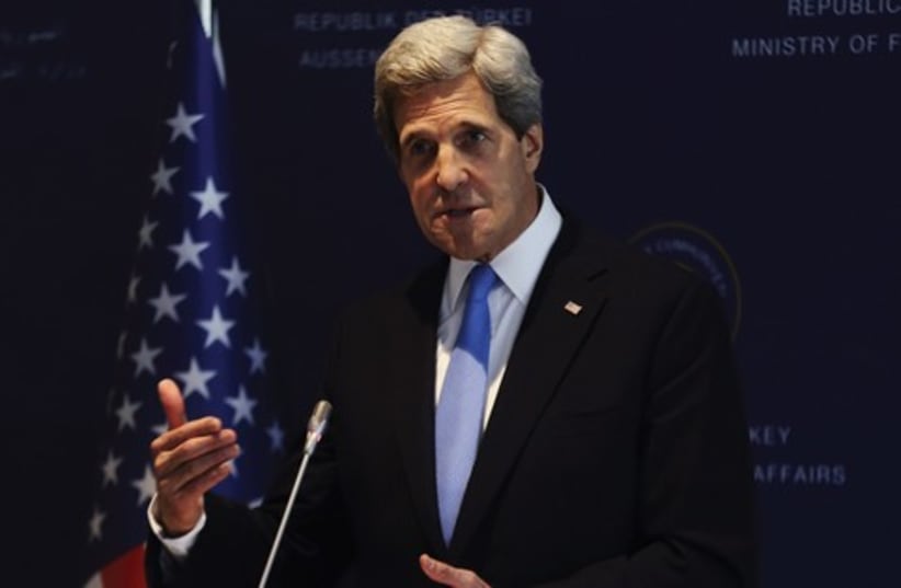 John Kerry 521 (photo credit: Murad Sezer / REUTERS)