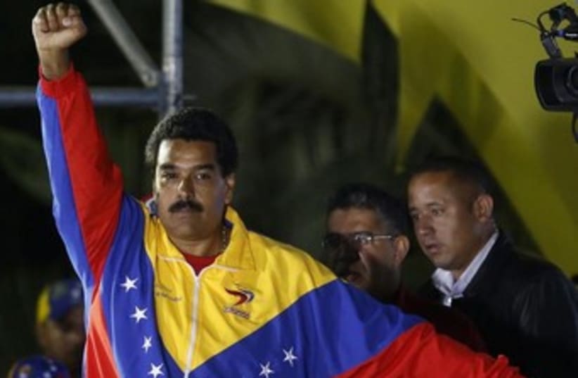 Nicolas Maduro 370 (photo credit: REUTERS/Tomas Bravo)