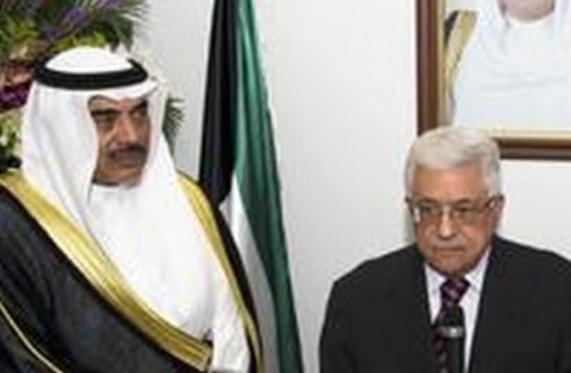 Abbas in Kuwait370 (photo credit: Reuters)