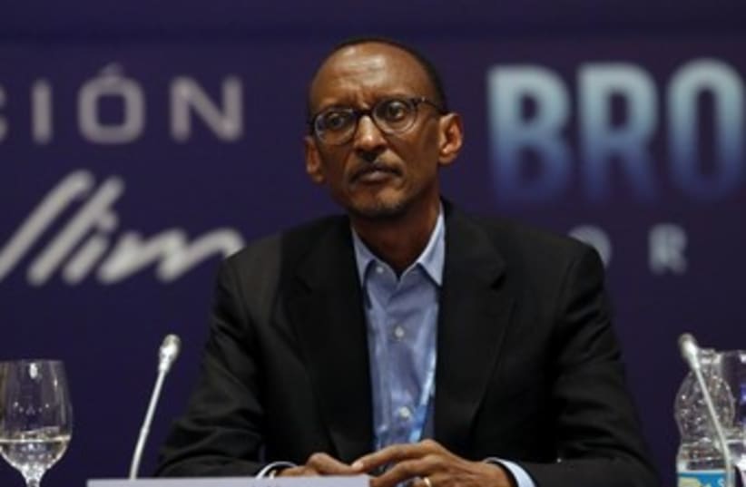 Paul Kagame 370 (photo credit: REUTERS)