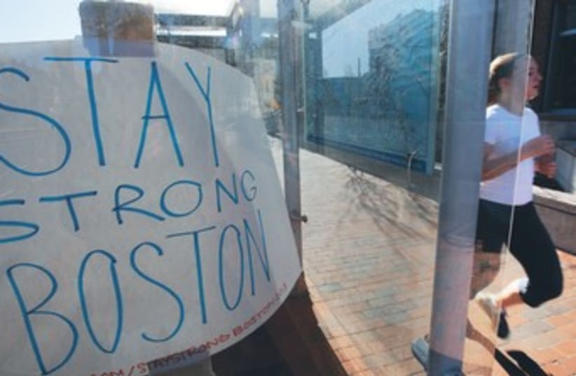 Boston marathon 370 (photo credit: Brian Snyder/reuters)