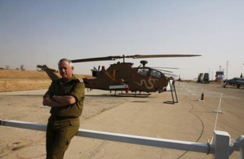 IDF Chief of Staff Benny Gantz 370 (photo credit: REUTERS)